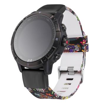 適配garmin佳明Enduro2手表安奪二代印花運動潮流快拆硅膠表帶