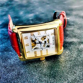 瑞士思沃奇男全自動機械表爆賣時尚潮流防水新款鏤空男士商務手表