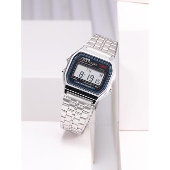 casio卡西歐手錶男小銀表F91w學生復古方塊電子表A159WA/A158WA-1