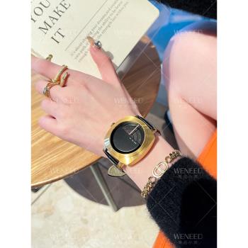 方形大表盤手表女士正品名牌高級簡約時尚新款霸氣個性創意腕表