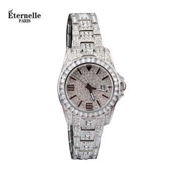 法國Eternelle鑲奧地利水晶腕表 歐美珠寶風時裝表氣質女士手表