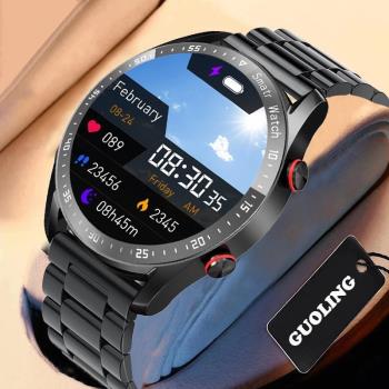 ECG+PPG Bluetooth Call Smart Watch Men Health Heart Rate Bl