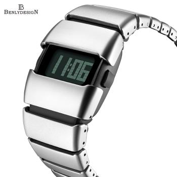 BENLYDESIGN致敬千禧復古X6000手表鋼帶電子表復古未來好物推薦禮