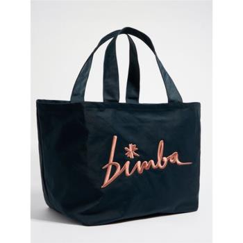 BIMBA Y LOLA 女士手提單肩包刺繡布藝托特包輕便購物袋日常百搭