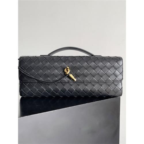 2025新款編織晚宴包原版羊皮手提包高級橫款手包宴會真皮