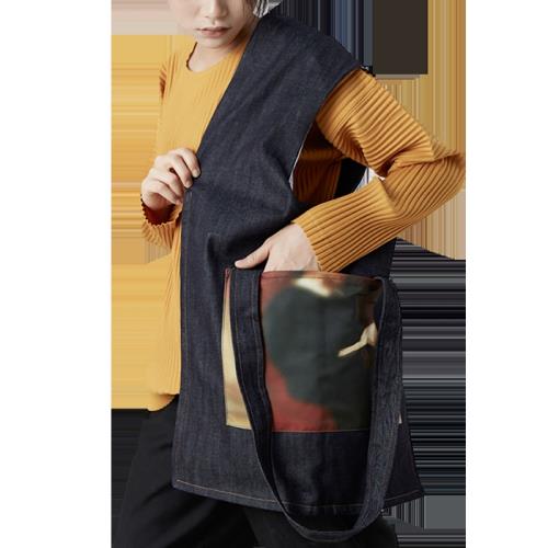 underplay設計師自留小眾設計感包托特包印花單肩包女原創設計