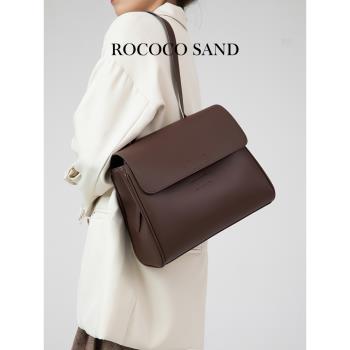 RococoSand小眾輕奢品牌托特包2023新款設計感真皮單肩包斜挎包女