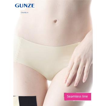 郡是(GUNXZE) 日本進口 女式女士內褲 中腰 全無痕無縫制高彈透氣