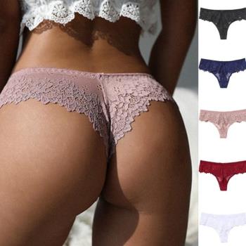 Women Sexy Lace Panties Underwear Thong Female G String 內褲