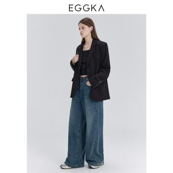 EGGKA韓版寬松氣質休閑西裝外套