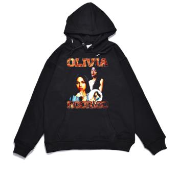 美國歌手奧利維亞·羅德里戈olivia rodrigo人物海報印花衛衣外套