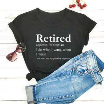 Retired Definition Tshirt Retirement Retired Tee