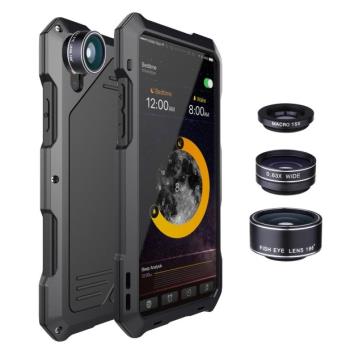iphone xs max xr x waterproof case shockproof cover+3 lens