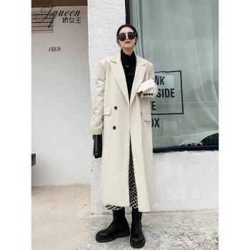 外套女燈芯絨加厚休閑西裝外套