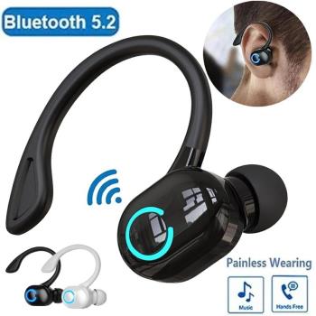 Bluetooth 5.2 Ear Hook Earphones Wireless Headphones Mini Ha