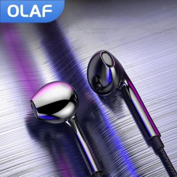 OLAF 3.5mm Wired Headphones In Ear Headset Wired Earphones w
