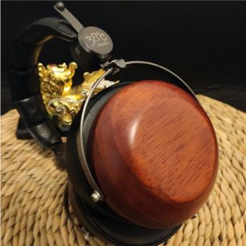 DIY封閉式木碗戴式53mm古典流行監聽旗艦單元發燒HIFI耳機