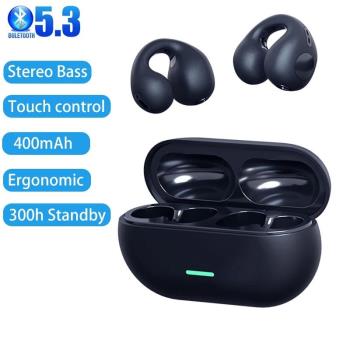 T75 Ear-Clip Bluetooth Headphones Bone Conduction Earphone W