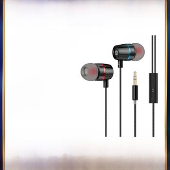 森然GTM6監聽耳機入耳式耳塞耳掛3米線長聲卡通用有線音量可調