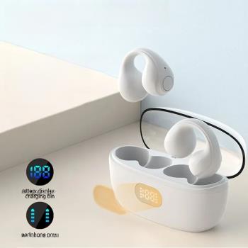 Kw52 Transparent Compartment Bone Conduction Bluetooth Earph