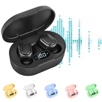 New E7S TWS Music Headset 5.2 Bluetooth LED Display HiFi Ear