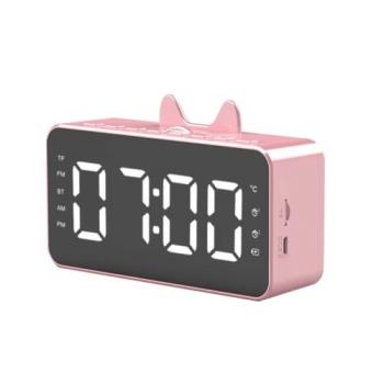 Q9 BT Clock Digital Speaker Mirror Alarm Clock LED Screen FM