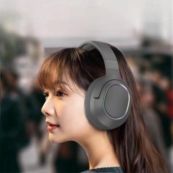 新款頭戴式藍牙耳機Q超長續航無線降噪手機游戲耳麥通用跨境.議價