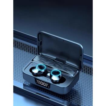 原初者金屬藍牙耳機V5.3真無線數顯Type C高顏值音質降噪運動防水