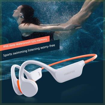 小幽X7骨傳導耳機無線藍牙掛頸式防水防汗長續航運動游泳跑步專用