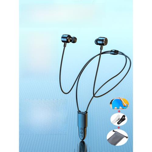 liaiHY HY1藍牙耳機頸掛脖式超長續航入耳運動跑步型蘋果安卓通用