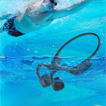 真無線骨傳導藍牙耳機游泳防水運動跑步頭戴式掛耳式音樂超長待機