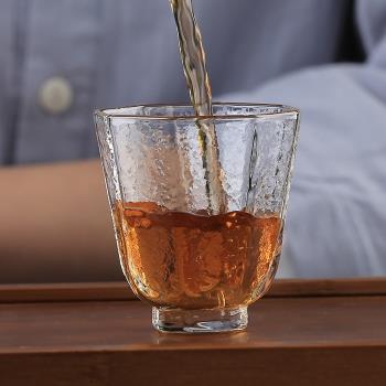 高檔耐熱透明加厚八角水晶玻璃杯