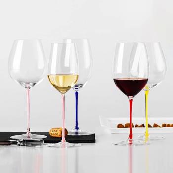 JINYOUJIA-Austrian RIEDEL Style Red Wine Glass, Handmade Col