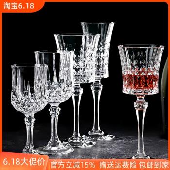 進口CDA水晶玻璃紅酒杯高腳杯起泡酒香檳杯歐式奢華葡萄酒杯家用
