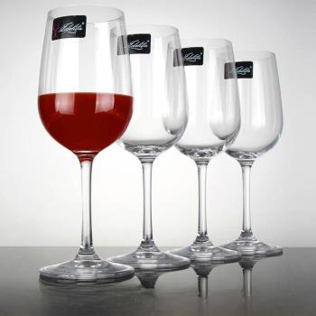 【6只裝】意德麗塔水晶玻璃紅酒杯高腳杯葡萄酒杯香檳杯子洋酒杯