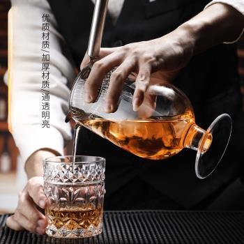 酒吧百科 日式高腳調酒攪拌杯Mixingglass 混合杯調和杯 水晶玻璃