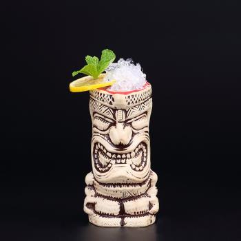 吉爾生活 酷酷卡爾 TIKI MUG夏威夷雞尾酒陶瓷杯提基創意個性酒具