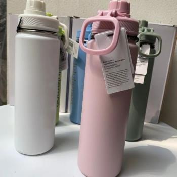 Lulu Water Bottle thermos Sport Gym Vacuum Mug Portable Leak