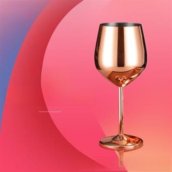 紅酒杯高腳杯葡萄酒香檳杯 歐式創意不銹鋼洋酒杯雞尾酒杯