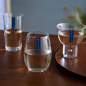 日本東洋佐佐木進口玻璃杯三件套日式酒具家用品鑒喝白酒杯清酒杯