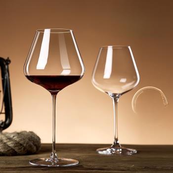 Crystal red wine glass set elegant wine glasses Goble
