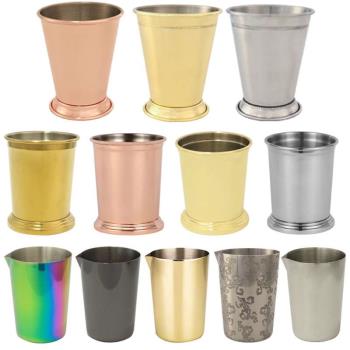 04 stainless steel mixing cup cocktail julep mixing cup mixi