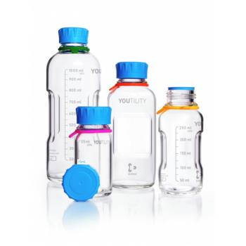 DURAN杜蘭 新透明玻璃藍蓋試劑瓶YOUTILITY瓶 250ml 1000ml