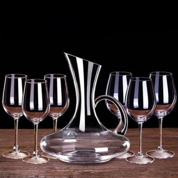 Red Wine Glass Set 1 Set Crystal Glass Goblet Wine Glass Hom