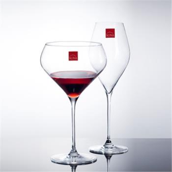 吉爾生活 進口RONA洛娜天鵝系列水晶玻璃葡萄酒杯 一體成型紅酒杯
