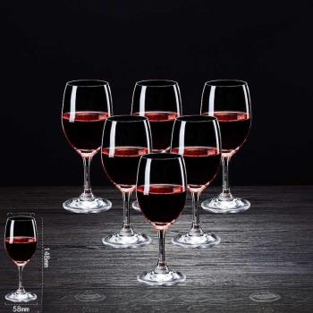 Household red qwine cup set creative personality crystal gl