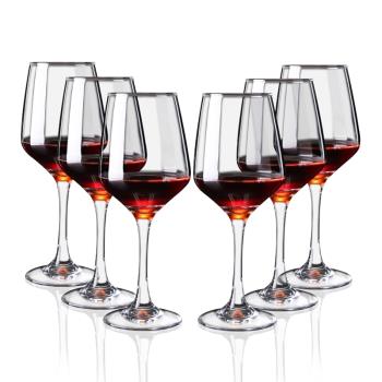 Red wine glass set 6 wine glasses and 4 goblets for wine