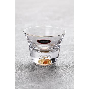 玻璃藏金杯單個主人功夫品茗杯日式家用透明小茶杯盞個人耐熱茶碗