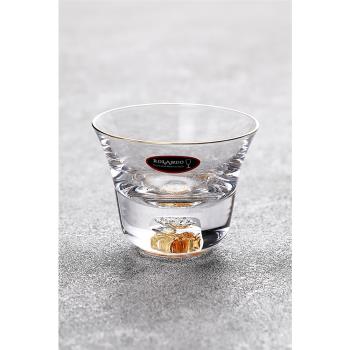 玻璃藏金盃單個主人功夫品茗杯日式家用透明小茶杯盞個人耐熱茶碗