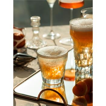 法國進口La Rochère SILEX系列法式復古無鉛玻璃杯果汁杯啤酒杯
